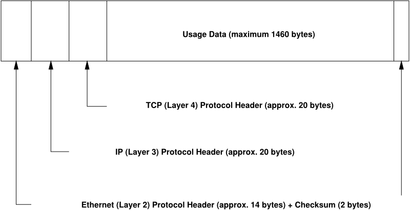 TCP/IP Ethernet Packet